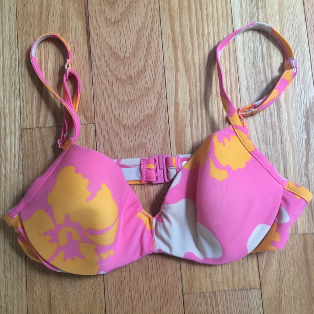 Victoria's Secret Pink and Orange Bikini Swimwear
